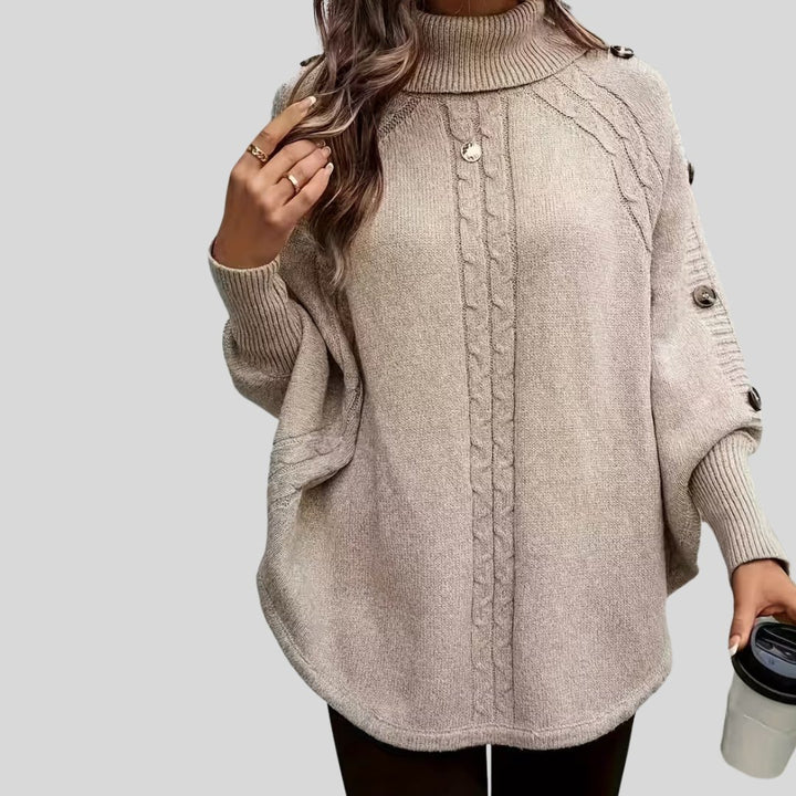 Jennie | High-Neck Cable-Knit Sweater