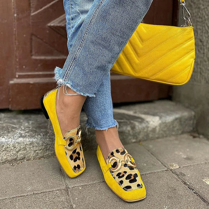 Beulah | Animal Print Loafers