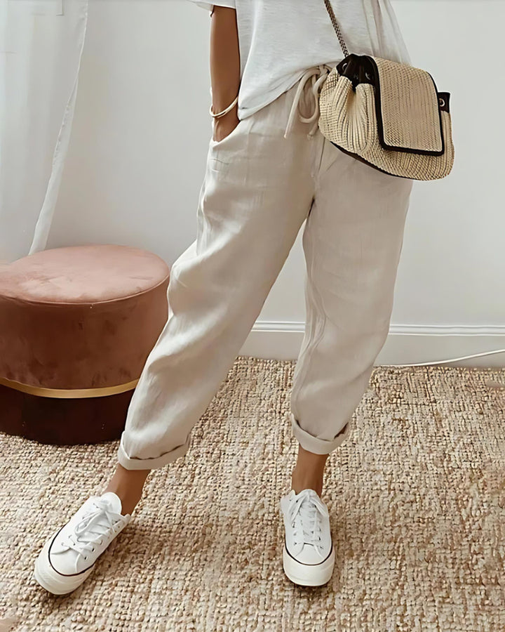 Vivienne | Breathable Linen Pants