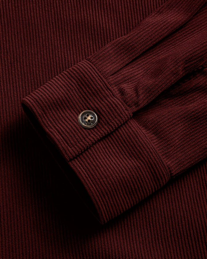 Indigo | Ribbed Textured Overshirt