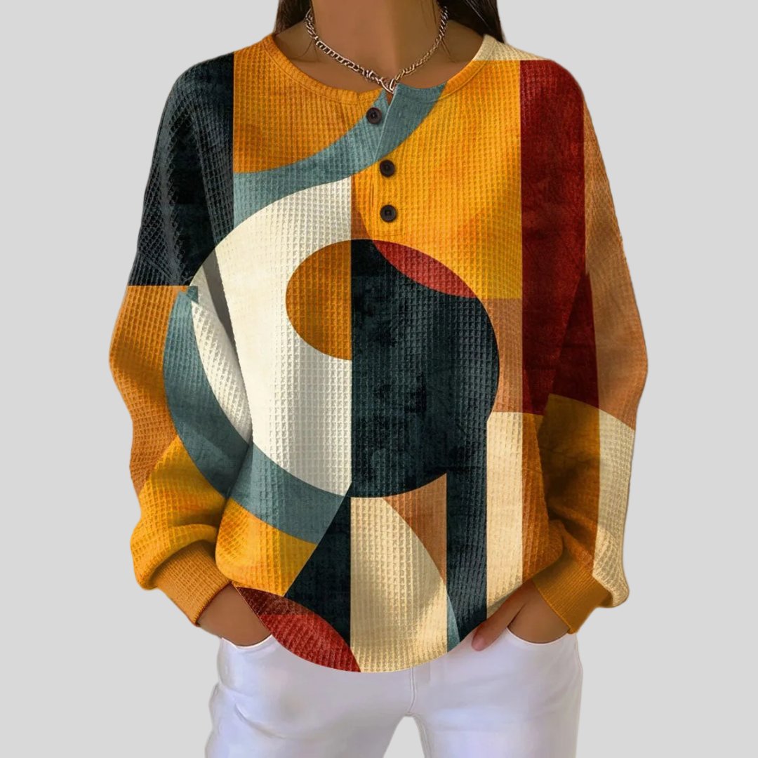 Vernell | Geometric Pattern Sweatshirt