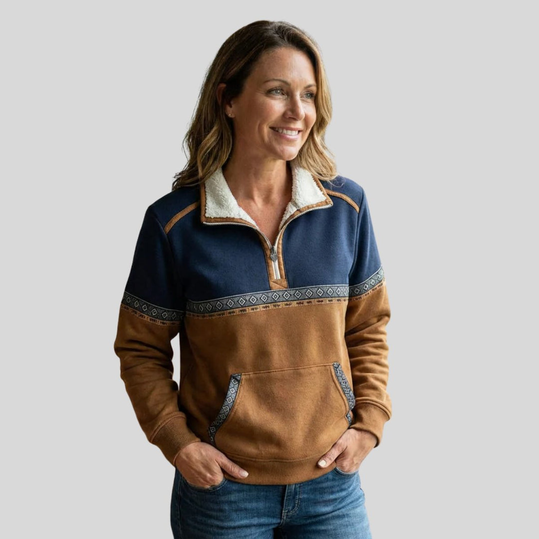 Andria | Cosy Half-Zip Pullover