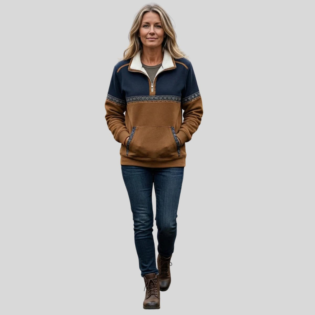 Andria | Cosy Half-Zip Pullover