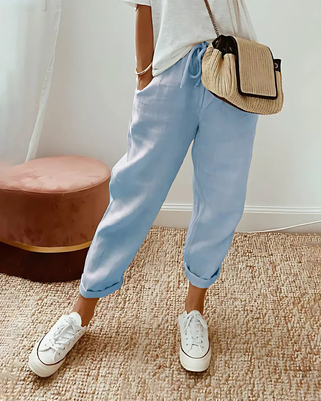Vivienne | Breathable Linen Pants