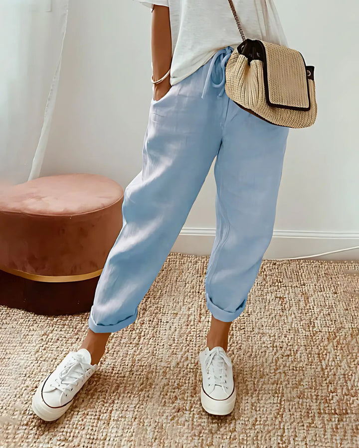 Vivienne | Breathable Linen Pants