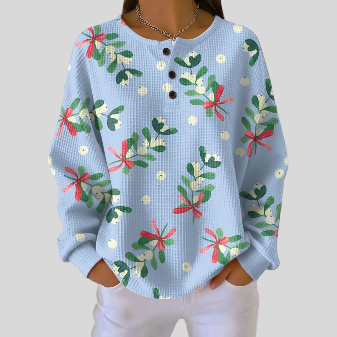 Angelia | Christmas Motif Sweatshirt