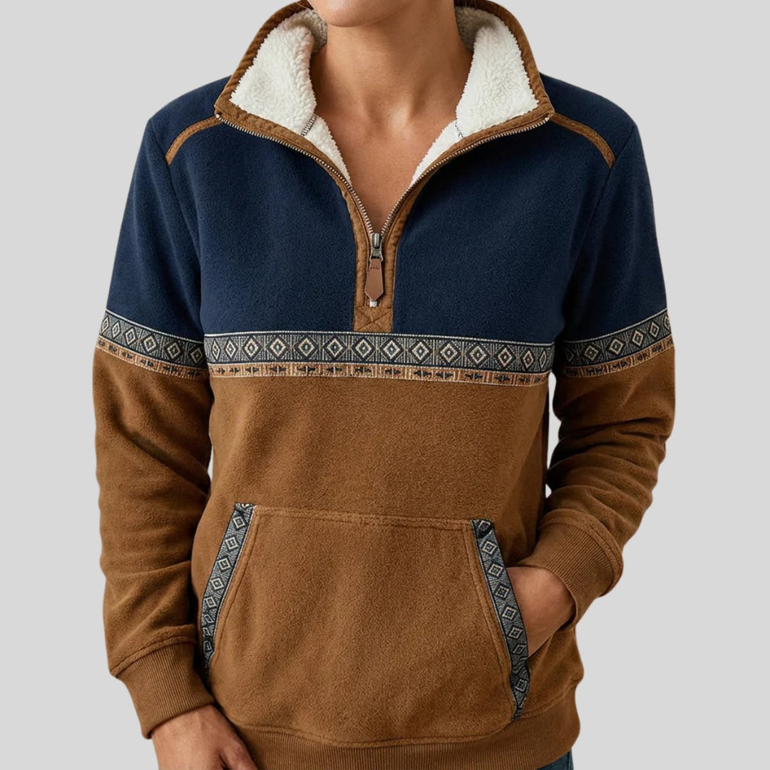 Andria | Cosy Half-Zip Pullover