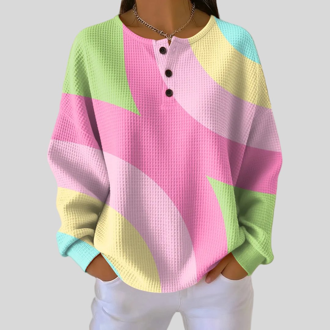 Arline | Abstract Pattern Sweatshirt