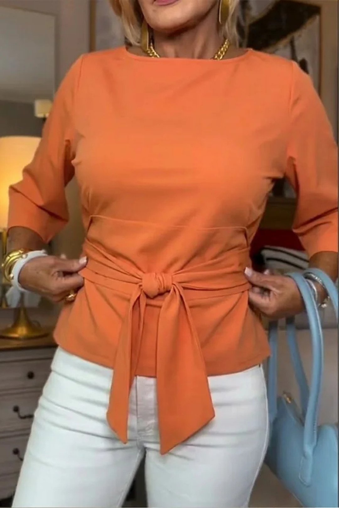 Charity | Stylish Bow Waist Top