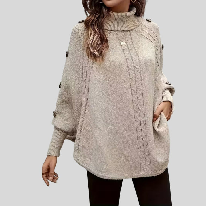 Jennie | High-Neck Cable-Knit Sweater