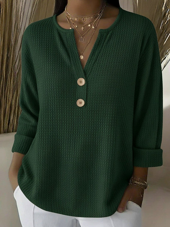 Rona | Henley Button Top