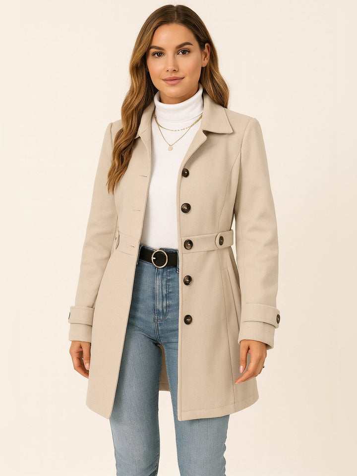 Rosalinda | Tailored Belted Trench Coat