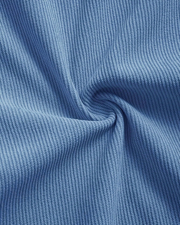 Indigo | Ribbed Textured Overshirt