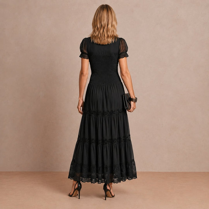 Richelle | Sheer Lace Maxi Dress