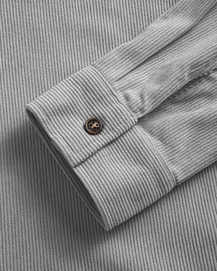 Indigo | Ribbed Textured Overshirt