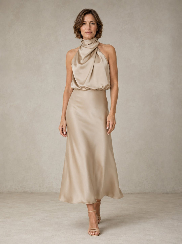 Lura | Halter Evening Dress