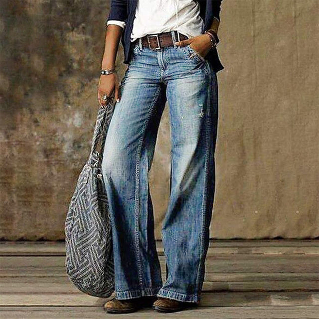 Chaya | Retro Wide-Leg Jeans