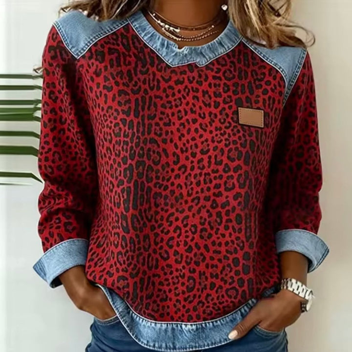 Jerri | Leopard Statement Sweatshirt