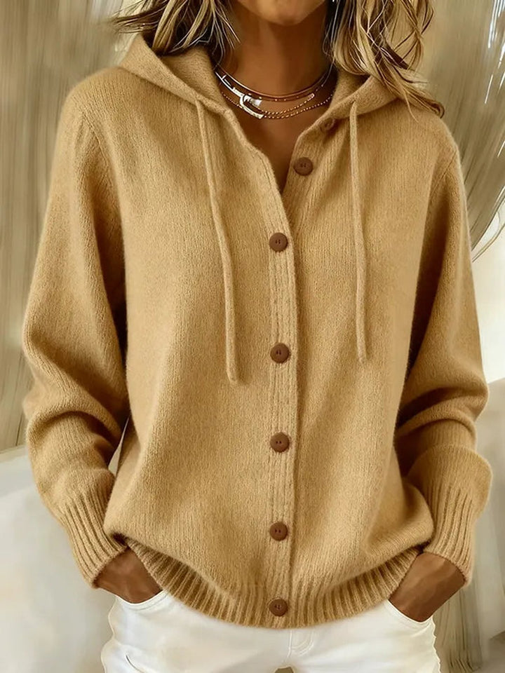 Nesida | Cozy Button Cardigan Hoodie
