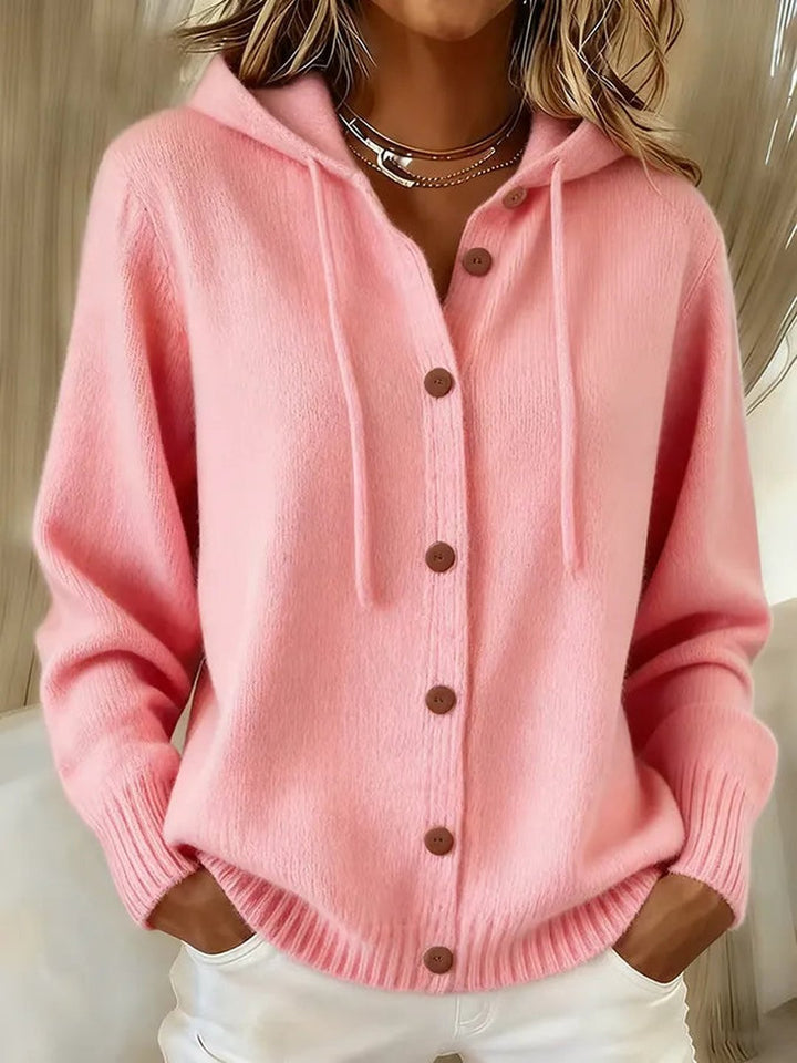 Nesida | Cozy Button Cardigan Hoodie