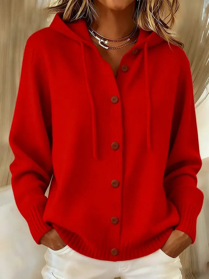 Nesida | Cozy Button Cardigan Hoodie