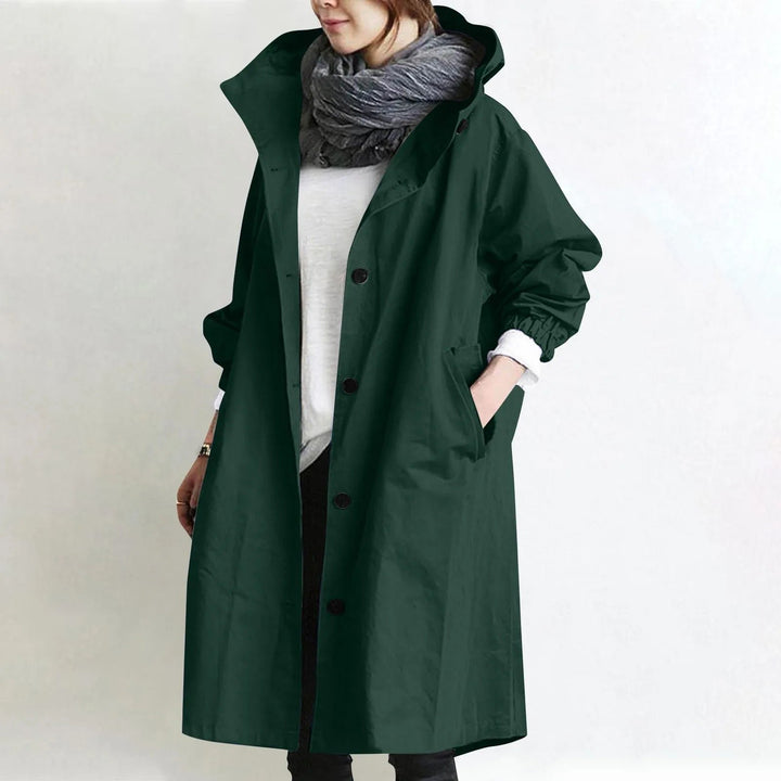 Evette | Hooded Longline Trench Coat