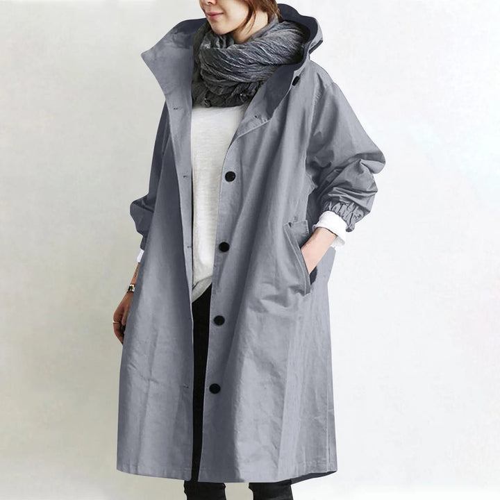 Evette | Hooded Longline Trench Coat