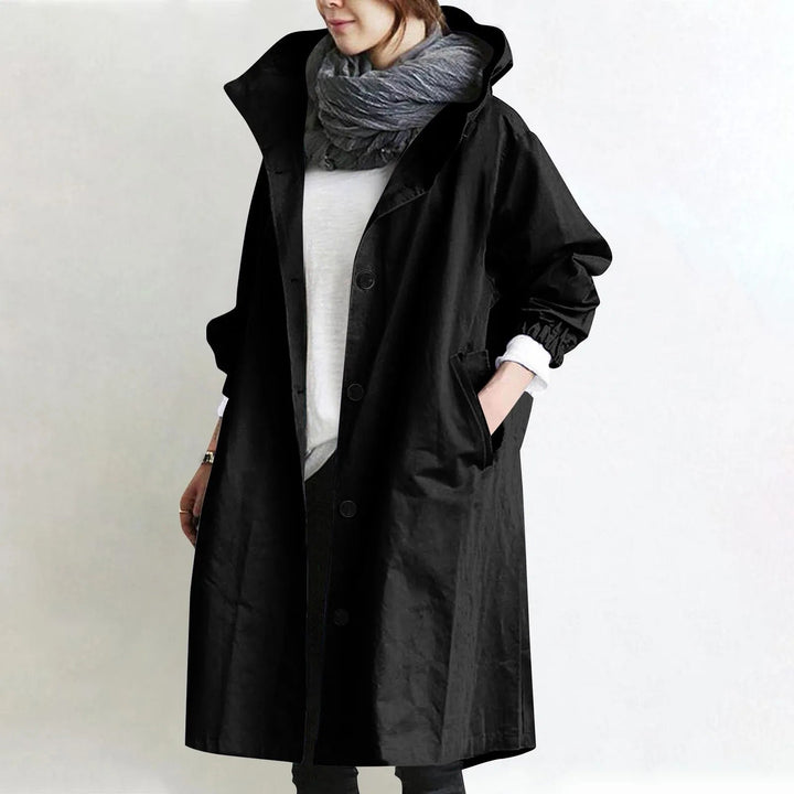 Evette | Hooded Longline Trench Coat