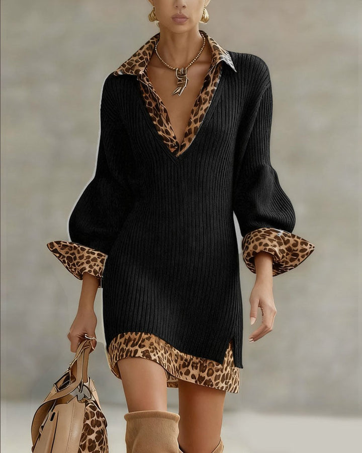 Elf | Elegant Leopard Dress