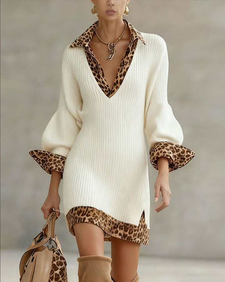 Elf | Elegant Leopard Dress