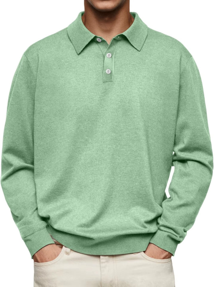 Trevor | Long-Sleeve Polo Shirt