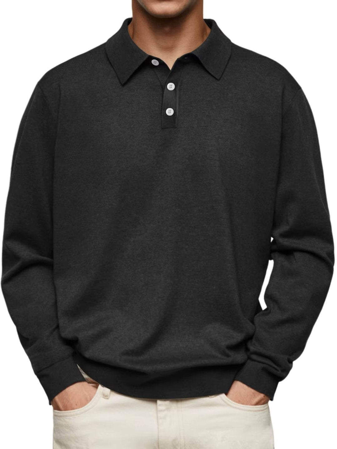 Trevor | Long-Sleeve Polo Shirt