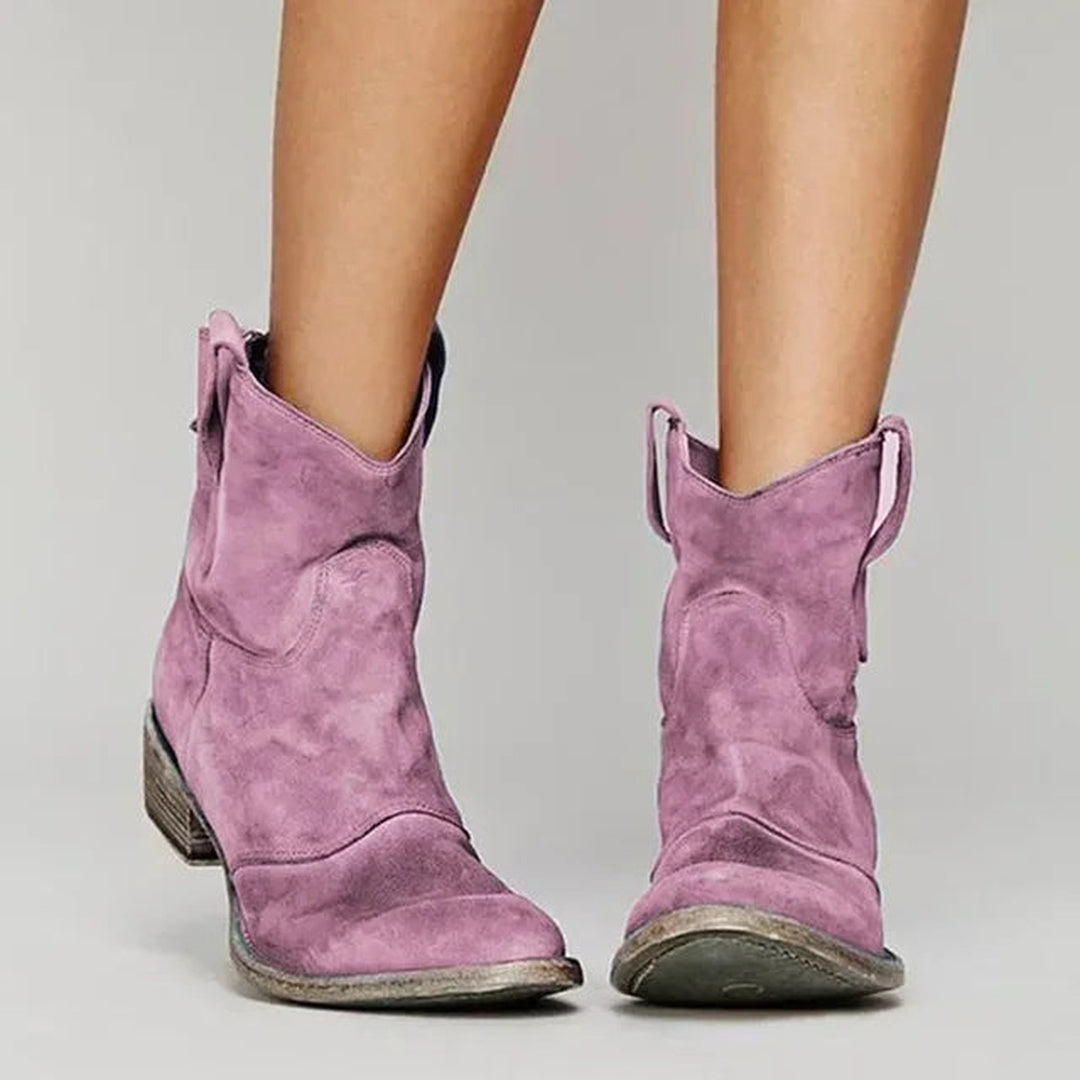 Colette | Vintage Western Ankle Boots