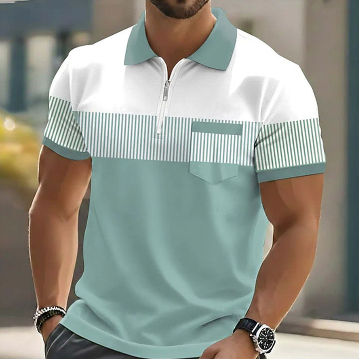 Emile | Elegant Zip-Up Polo Shirt