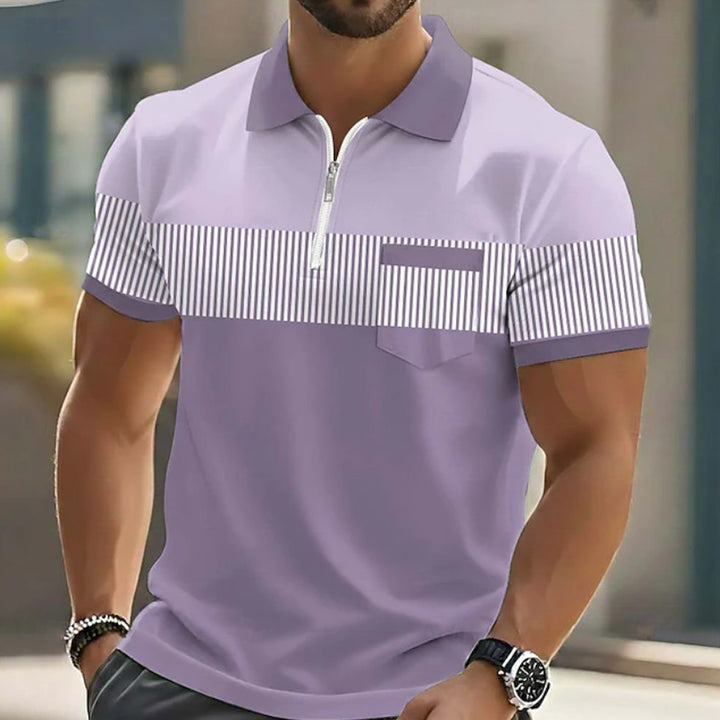 Emile | Elegant Zip-Up Polo Shirt