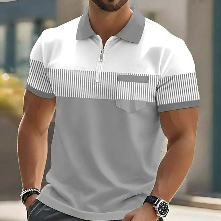 Emile | Elegant Zip-Up Polo Shirt