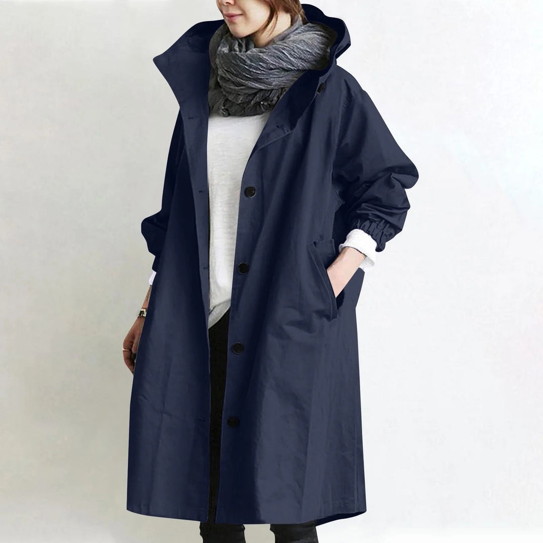 Evette | Hooded Longline Trench Coat