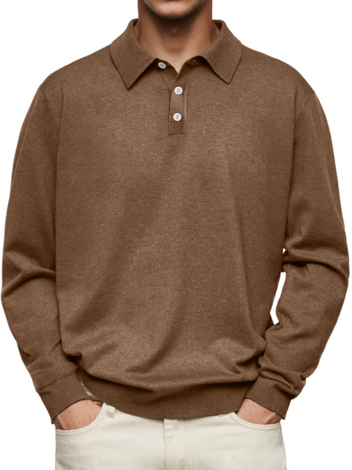 Trevor | Long-Sleeve Polo Shirt