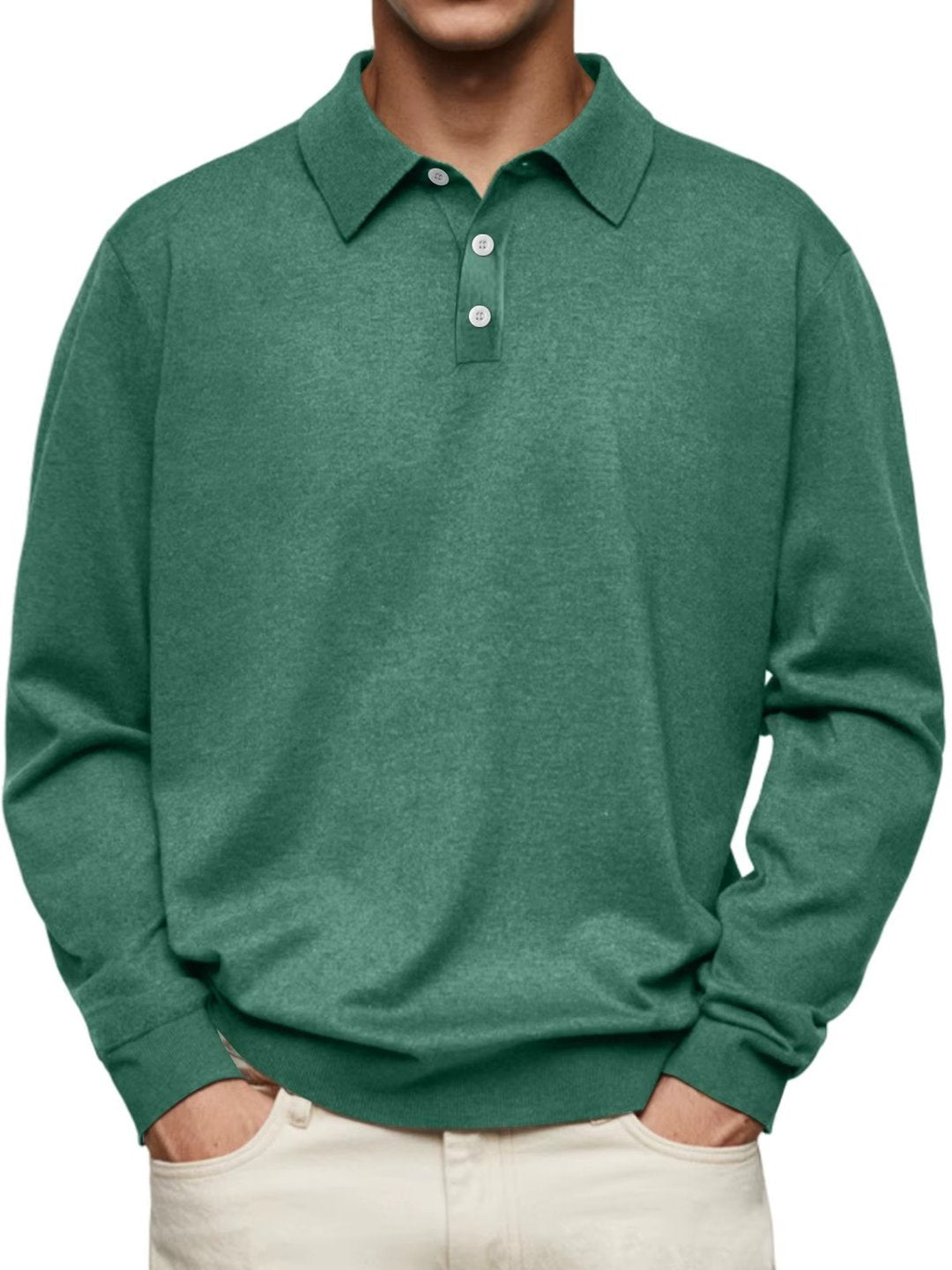 Trevor | Long-Sleeve Polo Shirt