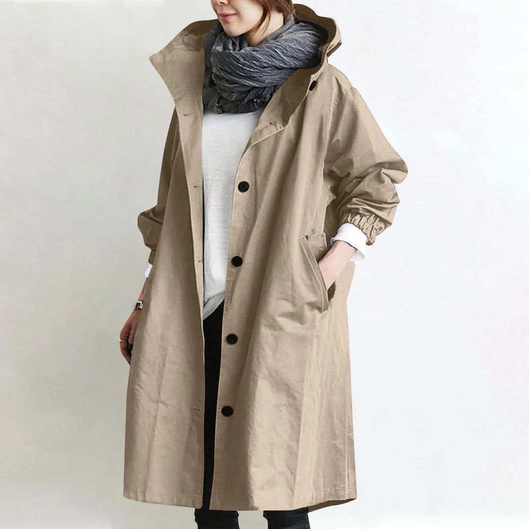 Evette | Hooded Longline Trench Coat