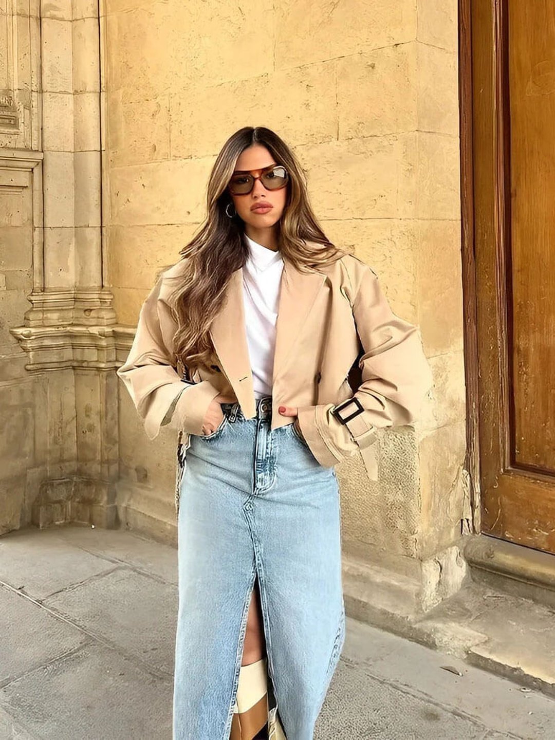 Mariella | Mini trench coat