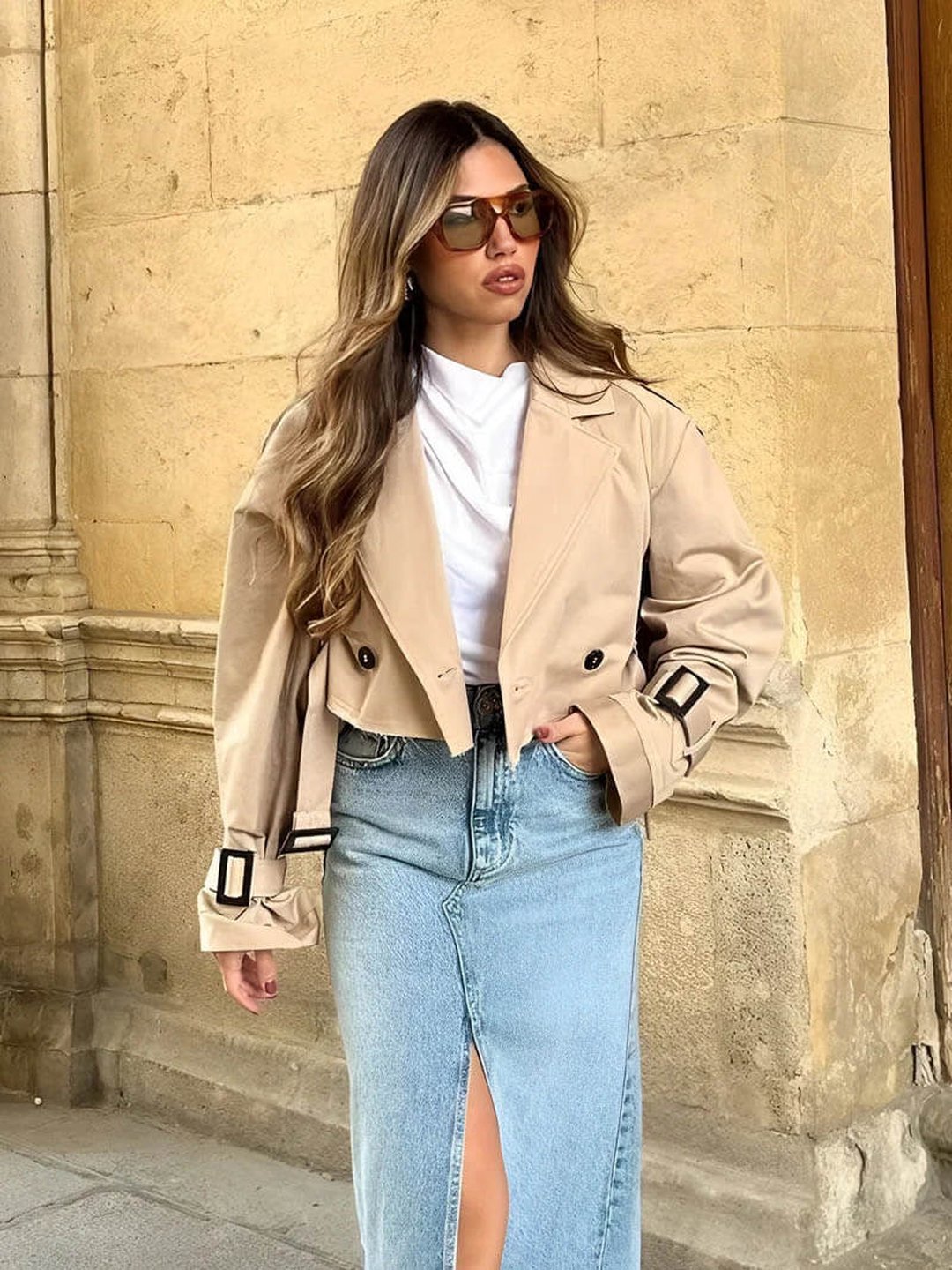 Mariella | Mini trench coat