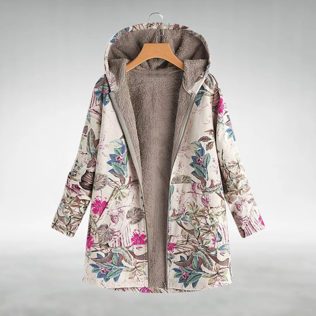 Annemarie | Floral Fleece Jacket