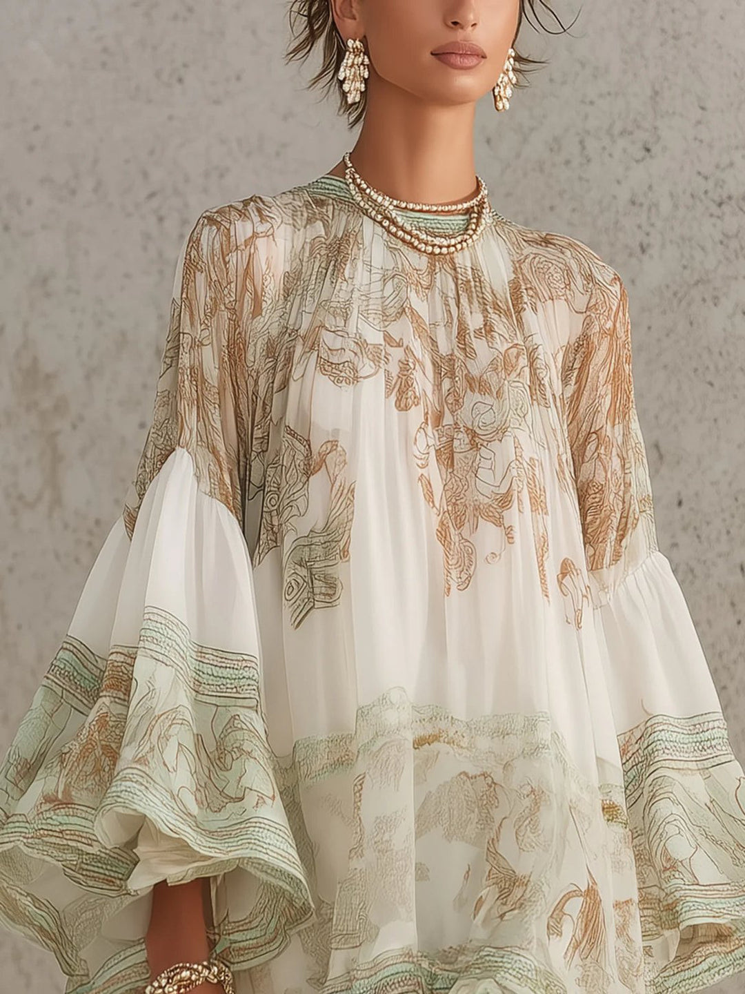 Sabina | Ruffle Hem Mini Dress