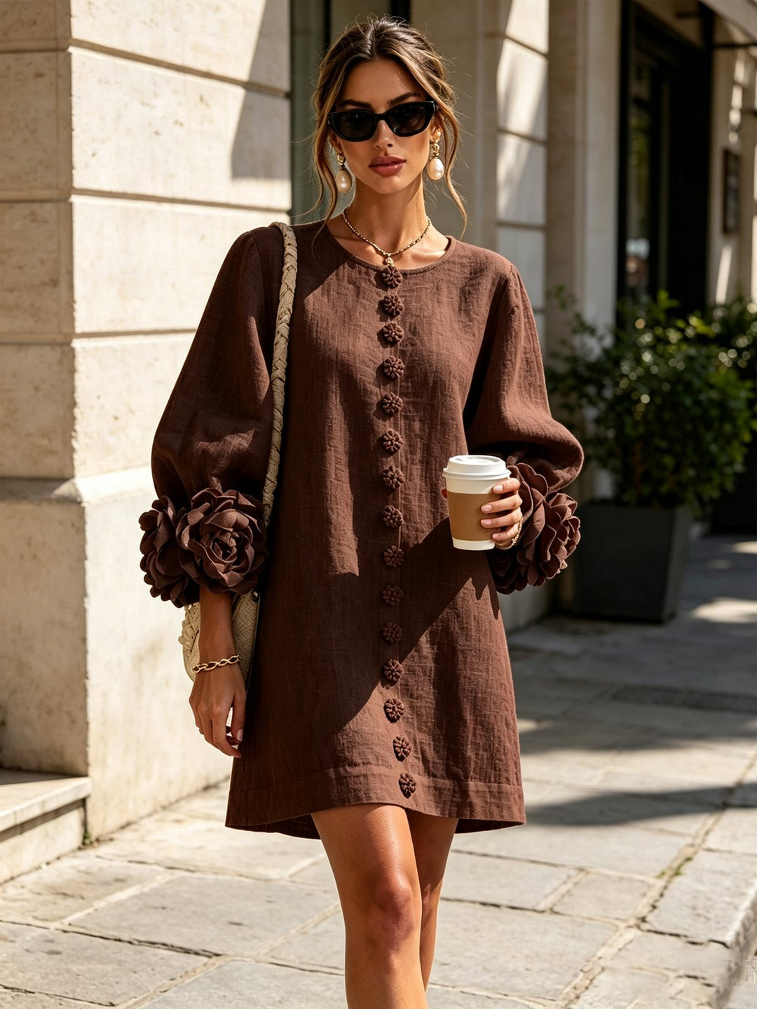 Albertine | Button-Down Mini Dress