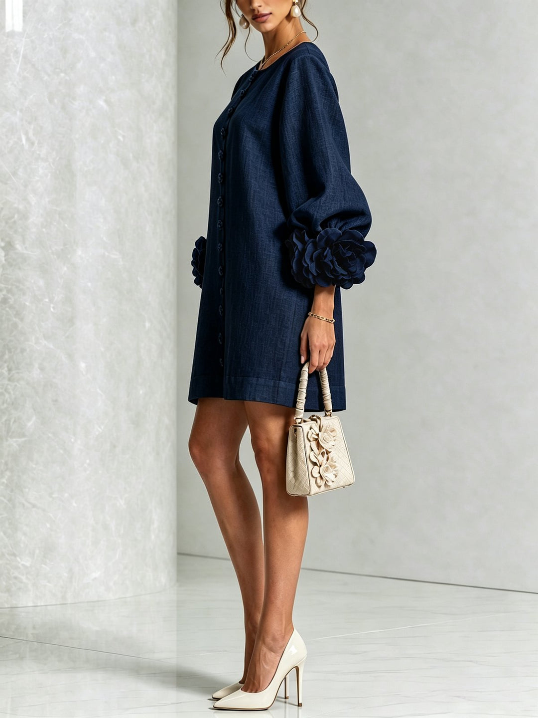 Albertine | Button-Down Mini Dress