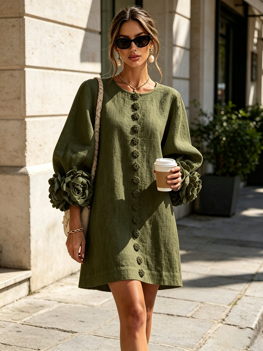 Albertine | Button-Down Mini Dress