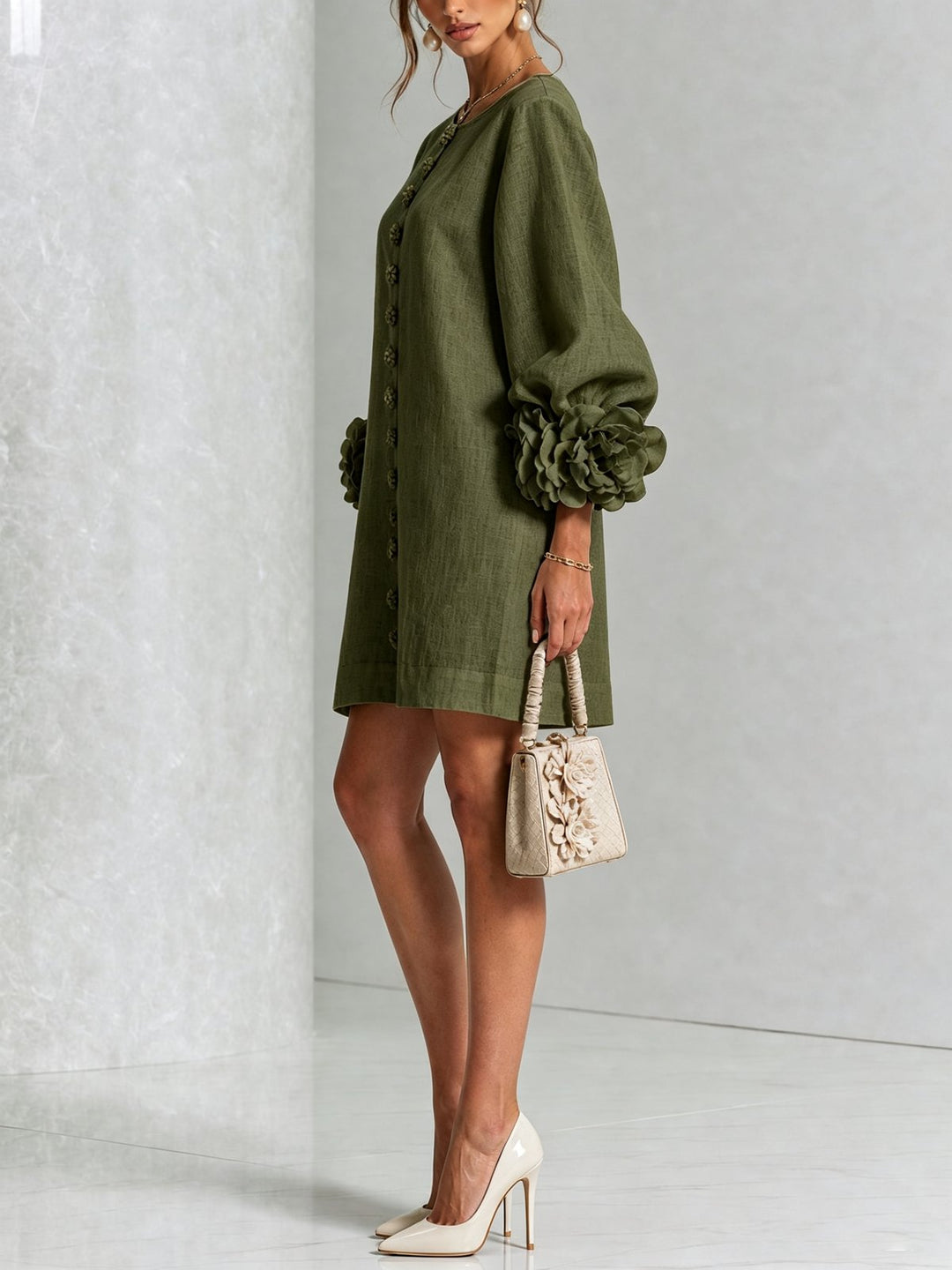 Albertine | Button-Down Mini Dress