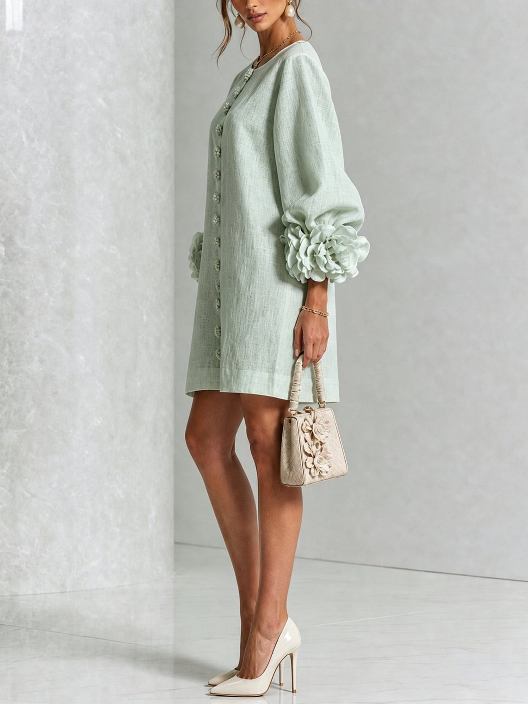 Albertine | Button-Down Mini Dress