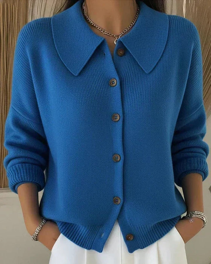 Tyeshia | Button Collar Cardigan